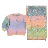 NTX005: Girls Knitted Rainbow Cardigan (2-7 Years)